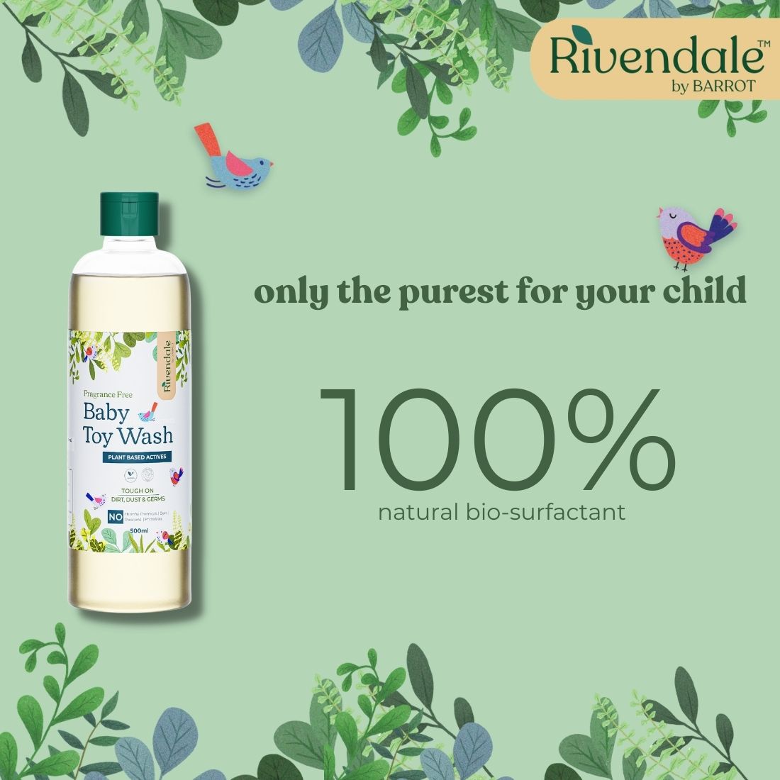 RIVENDALE Baby Toy Wash 500ml