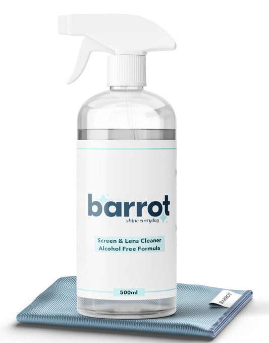 BARROT TV & Laptop Screen Cleaning Kit (500ml) | Designed for OLEDs/LCDs/LEDs/PLASMAs/QLED Non-Touch Screens