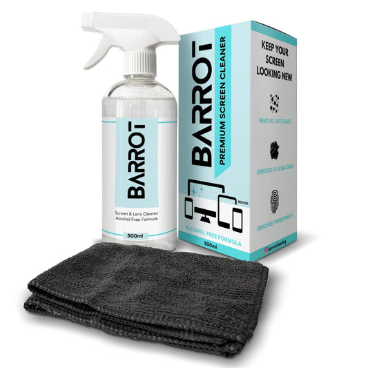 BARROT Screen Cleaning Kit (500ml) | Non-Alcohol Screen Cleaner
