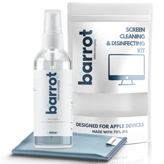 BARROT Screen Cleaning Kit (100ml)- Designed For Apple & Other Devices | IPA Based
