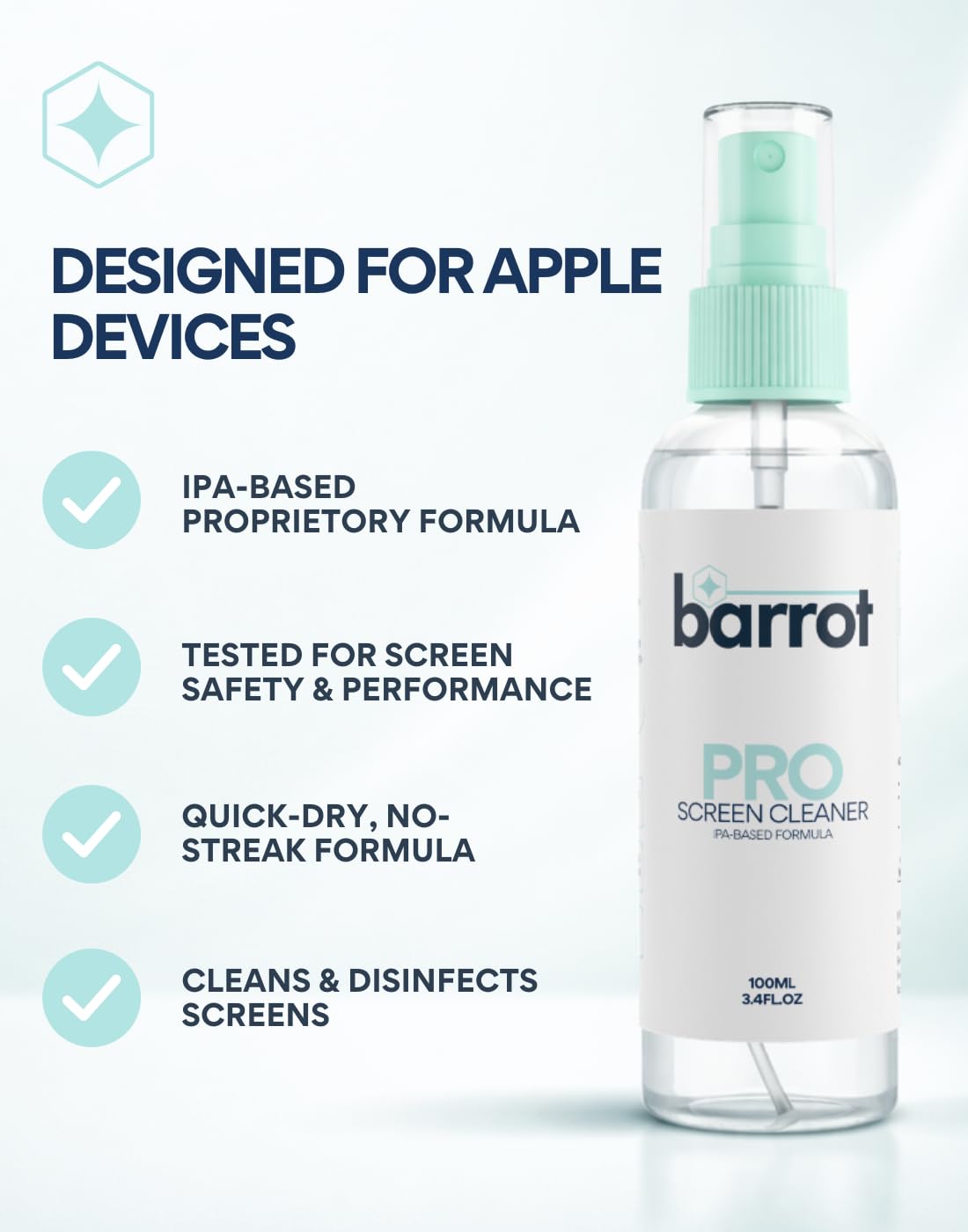 BARROT Pro Screen Cleaner Refill (100ML)